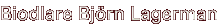 Biodlare Bj�rn Lagerman