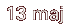 13 maj